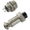 Авиационный разъем GX12 2Pin (штекер+гнездо)