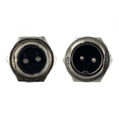 Авиационный разъем GX12 2Pin (штекер+гнездо)