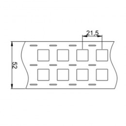 Никелевая стальная лента 21.5х3P-0.20 (21700 без холдеров)