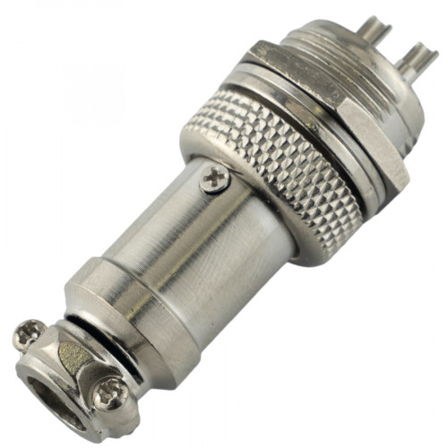 Авиационный разъем GX16 2Pin (штекер+гнездо)