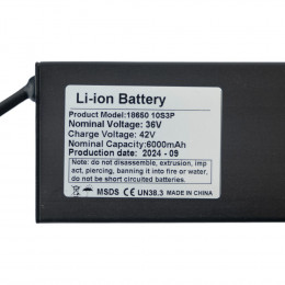 Аккумулятор для Kugoo S3 (6.0Ah, 36V)