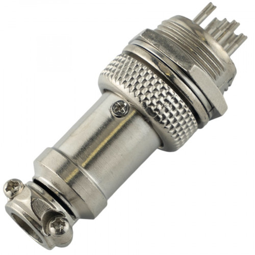 Авиационный разъем GX16 6Pin (штекер+гнездо)