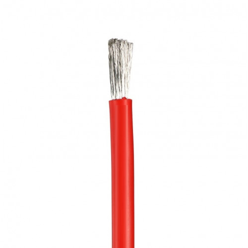 Силиконовый медный провод 28 AWG красный