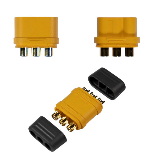 Силовой разъем Amass MR60-F + MR60-M (Мама-Папа) 60A 500В
