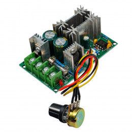 ШИМ PWM регулятор скорости двигателя, 10-60В 20А