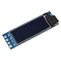 OLED дисплей 0.91" 128x32, I2C, Белый