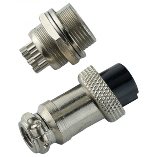 Авиационный разъем GX16 10Pin (штекер+гнездо)