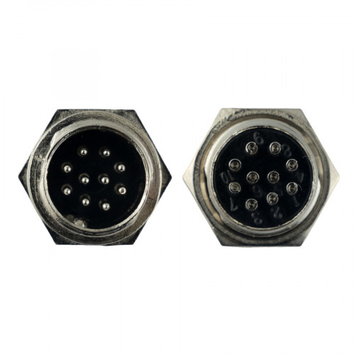 Авиационный разъем GX16 10Pin (штекер+гнездо)