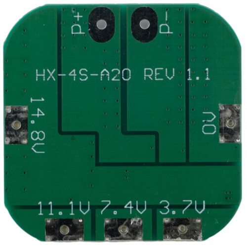 Плата защиты батареи BMS 4S, 20A для Li-ion