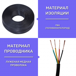 Кабель 4-х жильный AWG20