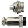 Авиационный разъем GX20 6Pin (штекер+гнездо)