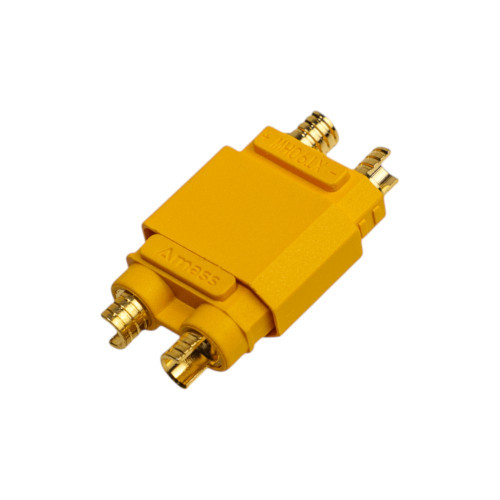 Силовой разъем Amass XT90HW-F + XT90HW-M (Мама-Папа) 90A 500В