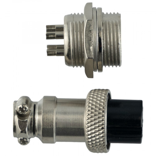 Авиационный разъем GX16 5Pin (штекер+гнездо)