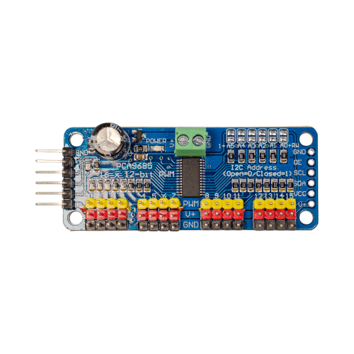 PCA9685 16 канальный PWM (ШИМ) расширитель портов для Led и Servo (12 bit, I2C)