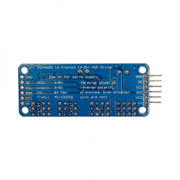 PCA9685 16 канальный PWM (ШИМ) расширитель портов для Led и Servo (12 bit, I2C)