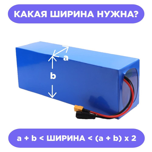 Термоусадочная трубка 50ММ (Синяя)