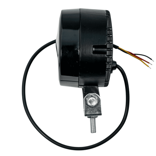 Линзовая LED фара (круглая, 2 диода) 12-80V