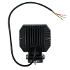 Линзовая LED фара (квадратная, 2 диода) 12-80V