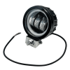 Линзовая LED фара (круглая, 3 диода) 12-80V