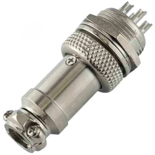 Авиационный разъем GX16 4Pin (штекер+гнездо)