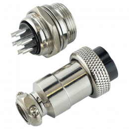 Авиационный разъем GX20 7Pin (штекер+гнездо)